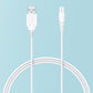 8-shaped port charging cable for dental flosser