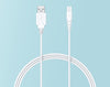 8-shaped port charging cable for dental flosser